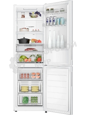 Холодильник Haier CEF536CWG белый двухкамерный 240/105 л морозилка снизу, No Frost
