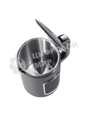 Чайник электрический Korting Чайник электрический Korting, объем 1.7 л, электронное управление, цифровой дисплей, 5 температурных режимов, автоотключение, серый