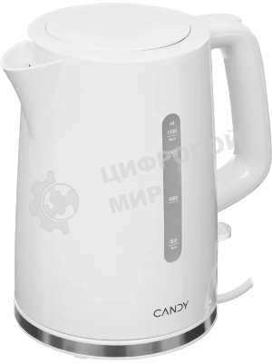 Чайник электрический Candy QA00A1M00RU 1.7л. 2200Вт белый корпус: пластик (CK-100)