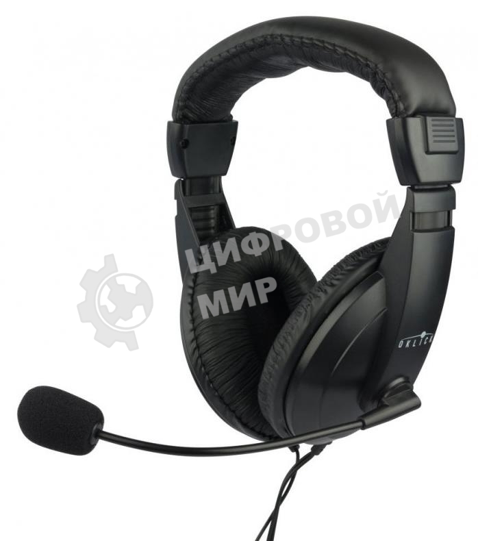 Гарнитура Oklick HS-M137V чёрный, проводная, 3.5 мм
