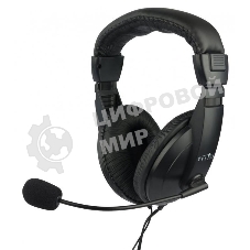 Гарнитура Oklick HS-M137V чёрный, проводная, 3.5 мм