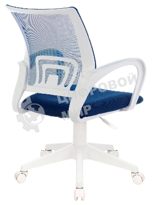 Кресло Бюрократ CH-W695NLT TW-05N TW-10N темно-синий, сетка/ткань, 120 кг, механизм качания