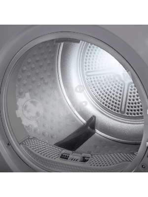 Сушильная машина Maunfeld MFDM168SL02 нержавеющая сталь, 8 кг, сушка - тепловой насос, программ - 16, 59.5 x 84.5 x 61 см