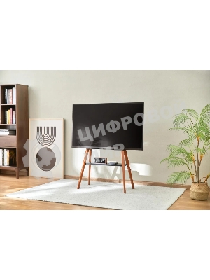 Подставка для телевизора Cactus CS-ST3645BKWN черный/орех, 43