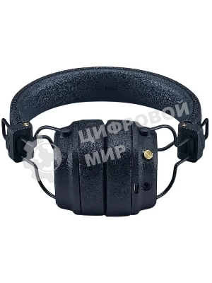 Беспроводные/проводные наушники Marshall Major V синий, накладные, Bluetooth + проводной, беспроводная зарядка, до 100 ч
