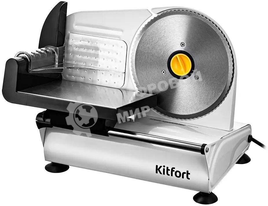 Ломтерезка Kitfort КТ-6269 150Вт (нарезка до 15мм) серебристый/черный
