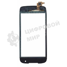 Сенсорное стекло (тачскрин) для Fly IQ4405 Quad EVO Chic 1, черное