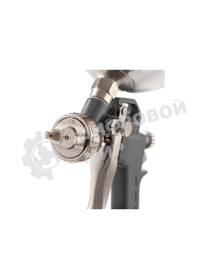 Краскопульт пневматический Matrix краскораспылитель пневмат. с верхним бачком v=1.0л + сопла