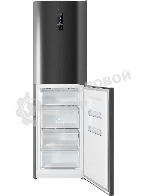Холодильник Atlant ХМ-4623-159-ND черный металлик двухкамерный 187/125л морозилка снизу, No Frost