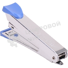 Степлер Deli E0224 Start N10 (15 листов) встроенный антистеплер, ассорти, 50 скоб, коробка