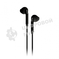 Проводные наушники Smartbuy A5 черный, внутриканальные, Jack 3.5 мм, микрофон на проводе