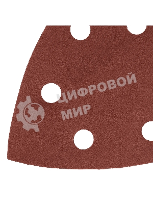Треугольник абразивный Denzel на ворc. подложке под 