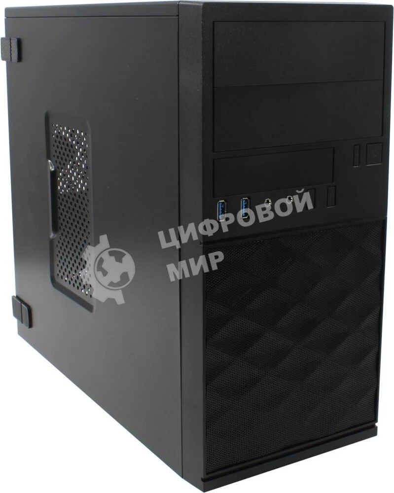 Компьютерный корпус Mini Tower InWin EFS052 Black 600W PM-600ATX U3*2 +A(HD)+ front fan holder+ Screwless mATX