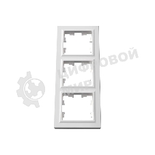 Рамка 3-мест. IEK BRITE РУ-3-БрБ бел.