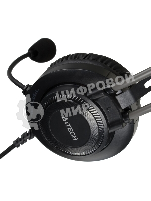 Гарнитура A4Tech Fstyler FH200U серый, проводная