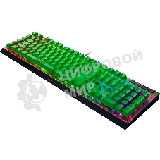 Клавиатура Razer BlackWidow V4 X Green Switch Minecraft Edition проводная, USB Type-A, зеленый