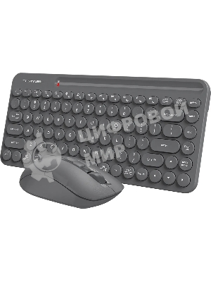 Комплект клавиатура+мышь A4Tech FStyler FG3200 Air2 беспроводной, USB, 2000 DPI, серый