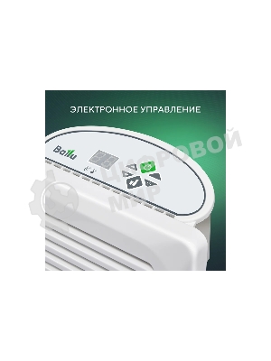 Конвектор электрический Ballu Enzo BEC/EZER-2000 белый, 2000 Вт, 25 м2, термостат, дисплей