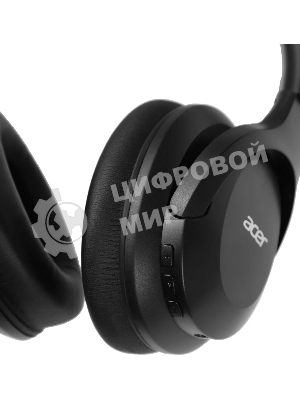 Беспроводные/проводные наушники Acer OHR304 черный, полноформатные, Bluetooth + проводной, активное шумоподавление