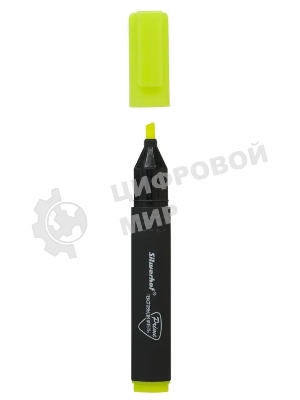 Текстовыделитель Silwerhof Prime 108035-05, скошенный пишущий наконечник, 1-4мм, желтый, коробка