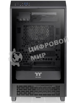 Компьютерный корпус Thermaltake The Tower 200 черный без БП miniITX 11x120мм 5x140мм 2xUSB 3.0 audio bott PSU