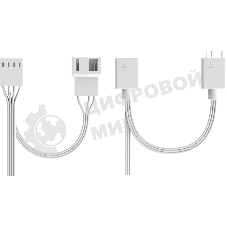 Вентилятор для корпуса Ocypus Gaммa F12 Elite WH ARGB REVERSE BLADE 3 IN 1, 120x120x25мм, 4-PIN PWM, 600-1800 RPM, 26 DBA MAX, HYDRO BEARING