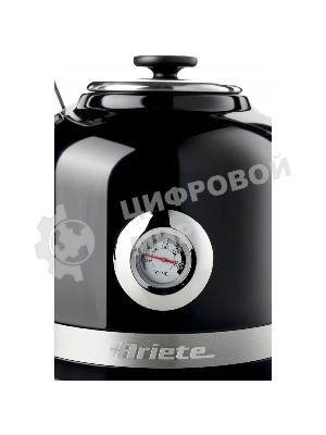 Чайник электрический Ariete Moderna 2854/02 черный 2000 Вт, 1.7 л