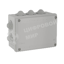 Коробка распределительная DKC 54100 ОП 190х140х70, 10 каб.ввод., IP55