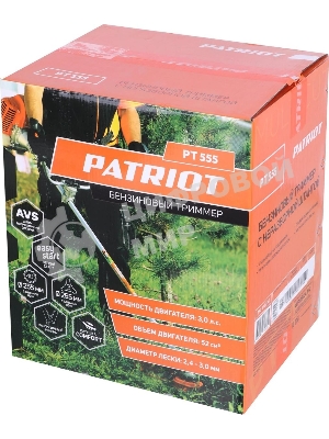Триммер бензиновый Patriot PT 555 реж.эл.: леска/нож