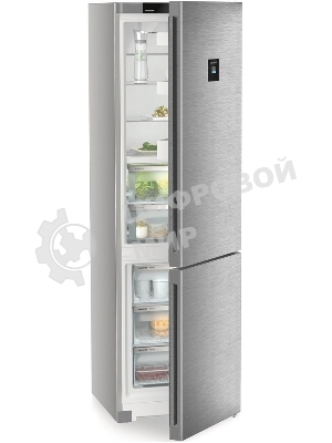 Холодильник Liebherr CBNsdc 573i-22 серебристый двухкамерный 266/94л морозилка снизу, No Frost