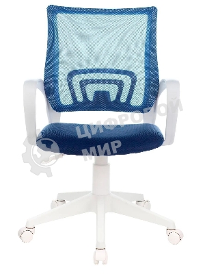 Кресло Бюрократ CH-W695NLT TW-05N TW-10N темно-синий, сетка/ткань, 120 кг, механизм качания