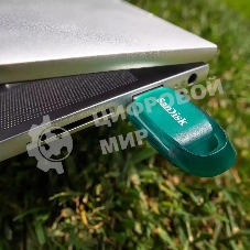 Флешка USB 256 Gb SanDisk CZ96 Ultra Eco, USB 3.2 зеленый