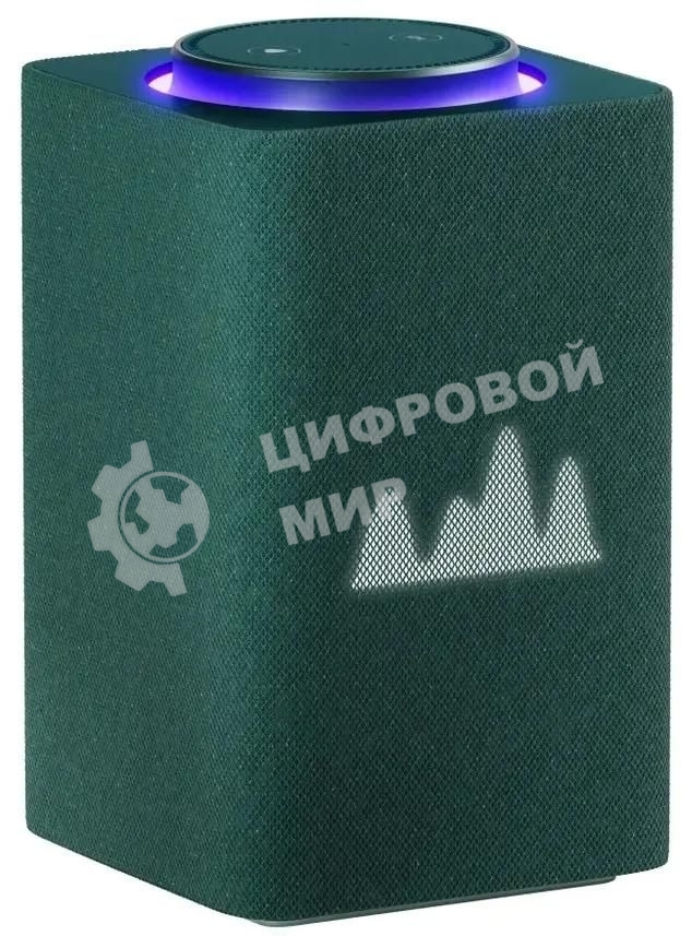 Умная колонка Яндекс Станция Макс, 65Вт, с экраном, 1 динамик, часы, Алиса, Wi-Fi, Bluetooth 5.0, Zigbee, зеленый