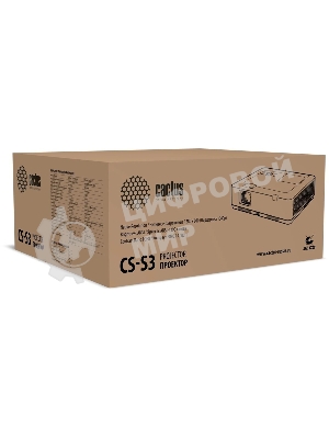 Проектор Cactus CS-S3.B 3LCD 43000Lm LS 4300Lm ANSI (1280x1024) 15000:1 ресурс лампы:10000часов 1xUSB typeA 2xHDMI 4.7кг