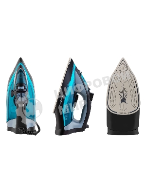 Утюг Endever DELTA-234 черный/лазурно-синий, 2400 Вт, 35 г/мин, 145 г/мин, 350 мл