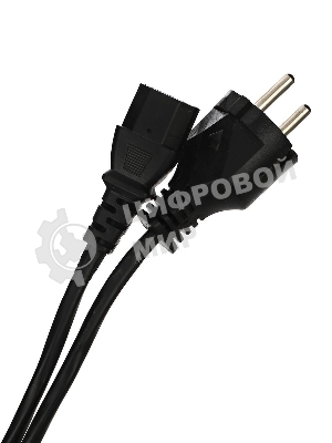 Кабель компьютер-розетка 220V EURO VDE 3G*1.0мм2 медь TELECOM TE021-CU 1,8м