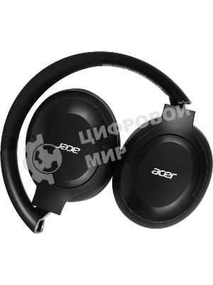 Беспроводные/проводные наушники Acer OHR304 черный, полноформатные, Bluetooth + проводной, активное шумоподавление