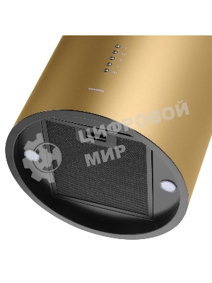 Вытяжка островная Maunfeld Lee Isla 39 золотой, 38 см, 1000 куб. м/ч, 52 дБ