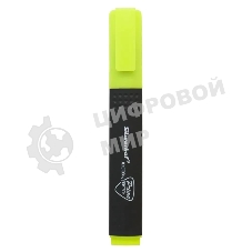 Текстовыделитель Silwerhof Prime 108035-05, скошенный пишущий наконечник, 1-4мм, желтый, коробка