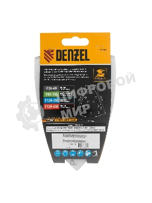 Треугольник абразивный Denzel на ворc. подложке под 