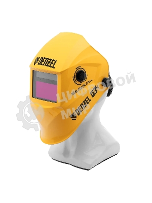 Щиток защитный лицевой (маска сварщика) Denzel F8, см. окно 100х50, Real Color, DIN 4-8/9-13