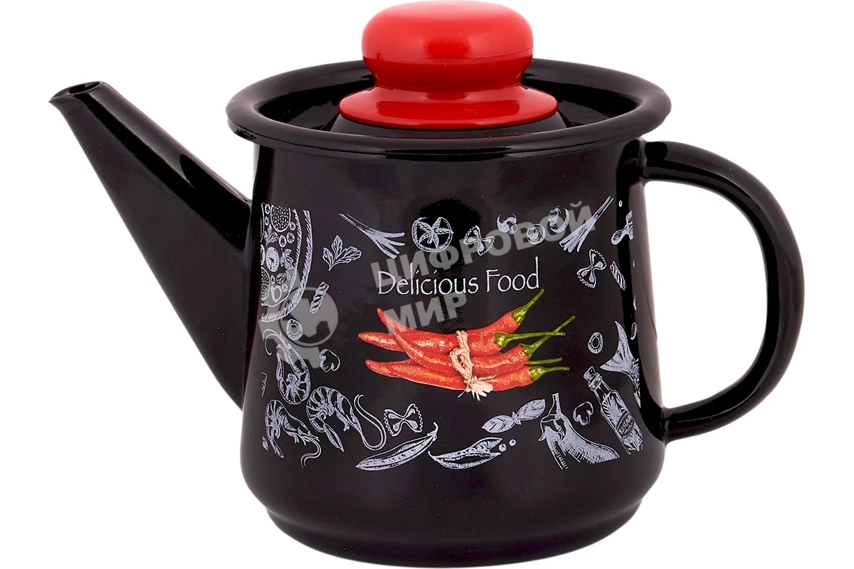 Чайник для плиты APPETITE 1с202с Chilli эмал 1,0 л без свистка