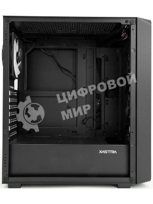 Компьютерный корпус XASTRA A407 4ARGb Black ATX/Mesh/tempered glass/4x120мм ARGb PWM fans/A407-4FC12A