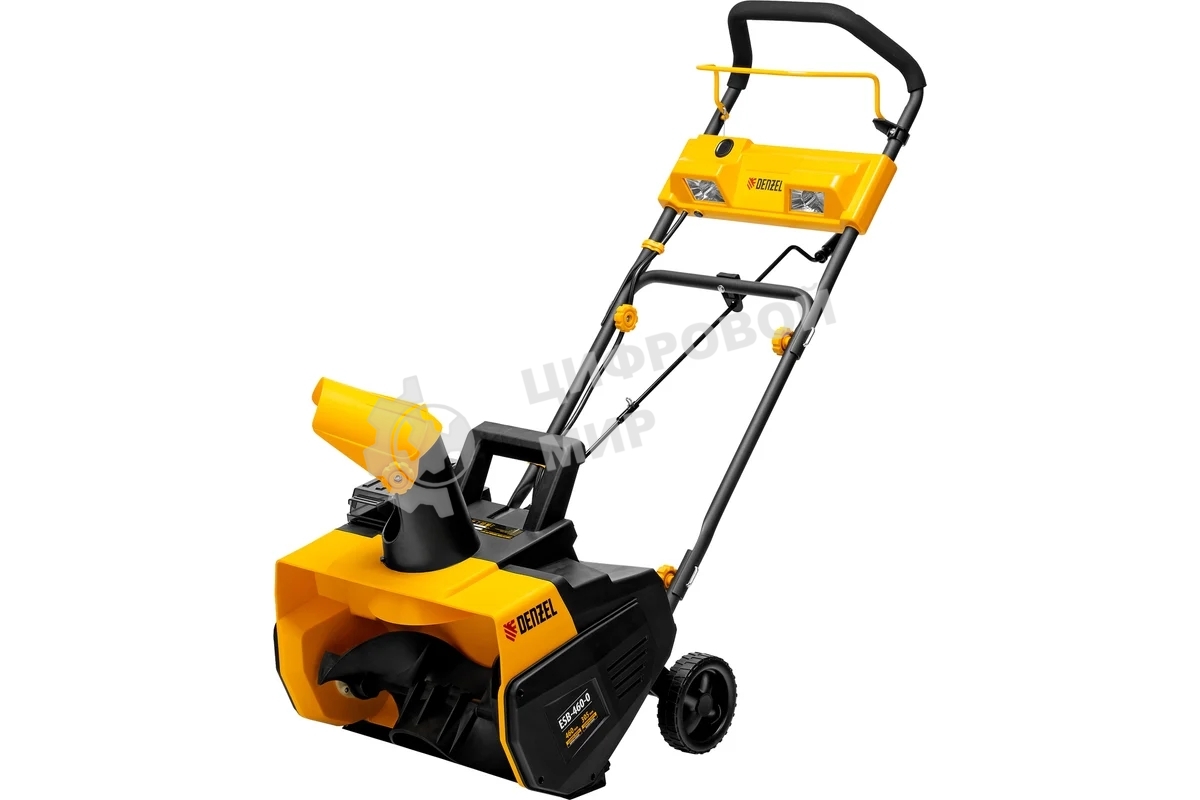 Снегоуборочная машина аккумуляторная Denzel, ESB-460-0, Li-Ion, 36В