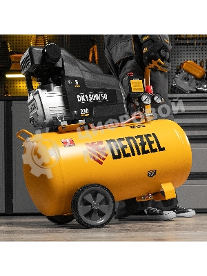 Компрессор воздушный Denzel DK1500/50,Х-PRO (58064) 1,5 кВт, 230 л/мин, 50 л