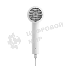 Фен Xiaomi Mi Ionic Hair Dryer H300 белый/серый, 1600 Вт, компактный, ионизация