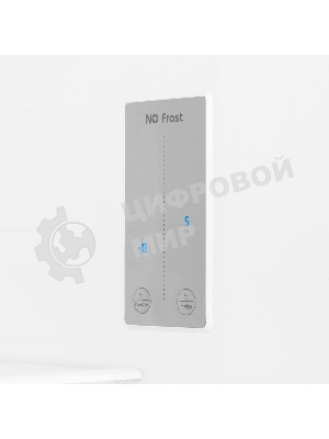 Холодильник Maunfeld MFF177NFWE белый двухкамерный 263/170л морозилка сбоку, No Frost, Side by Side