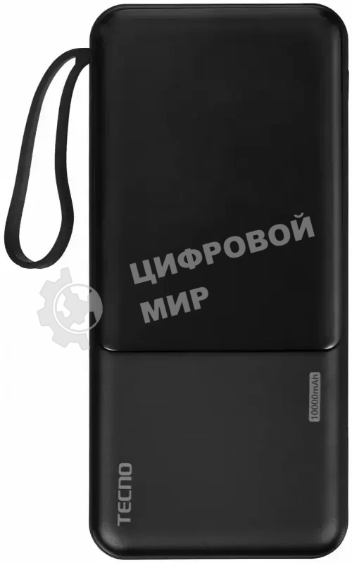 Портативный аккумулятор Tecno OnGO L101 10000mAh 12W 2.4A 2xUSB-A/USB-C черный