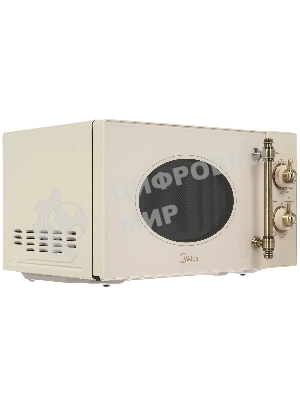 Микроволновая печь Midea MG820CJ9-I2 бежевый, 20 л, 800 Вт, переключатели - поворотный механизм