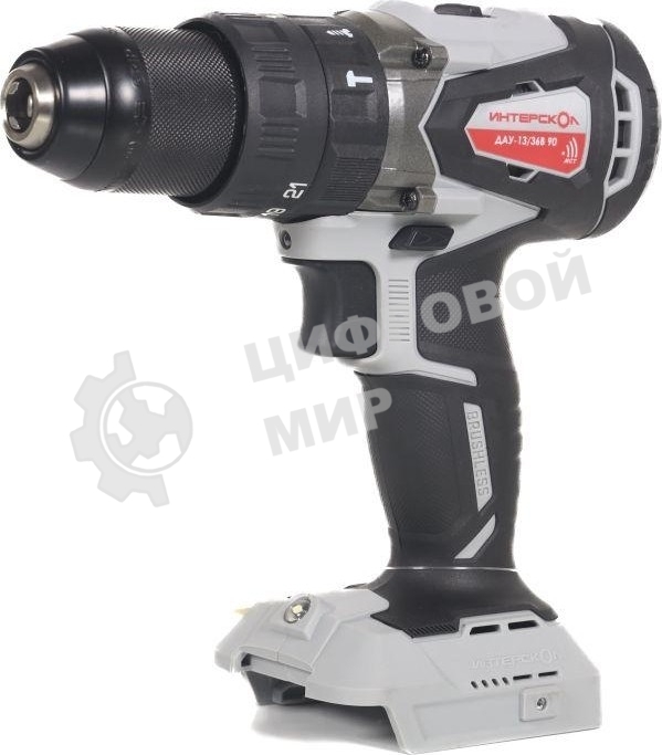 Дрель-шуруповерт ИНТЕРСКОЛ DAU-13/36V 90, 36 В, 0 Ач, 90 Нм, бесщеточный, ударный